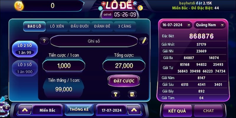 Hướng dẫn cách chơi game lô đề 789Club